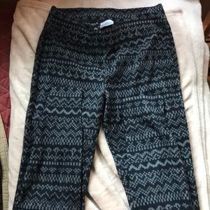 Fleece Patterned Leggings